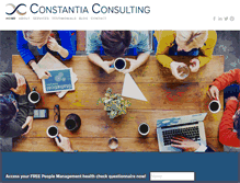 Tablet Screenshot of constantiaconsulting.com